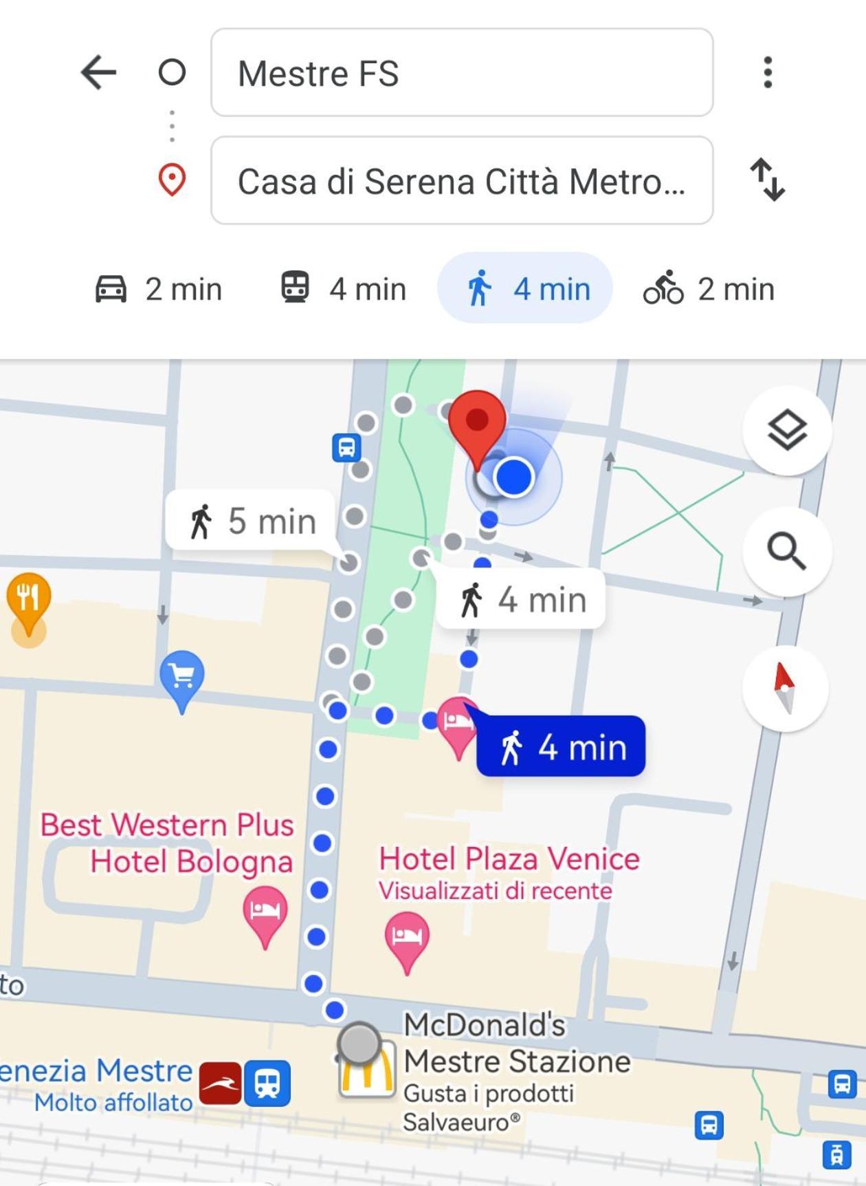 Casa Di Serena Местре Экстерьер фото